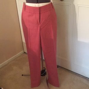 Loft - Pink Wool Blend Dress Pants